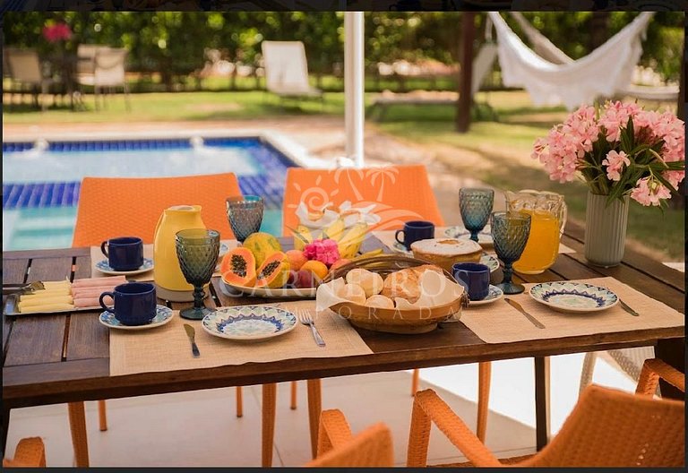 Bangalô Luxo - Piscina Privativa à Beira Mar (A7)