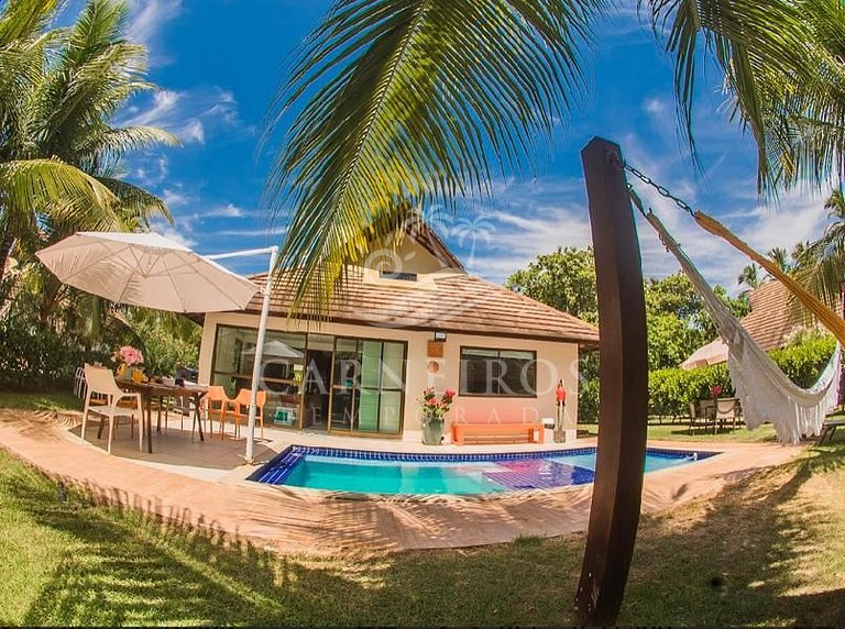 Bangalô Luxo - Piscina Privativa à Beira Mar (A7)