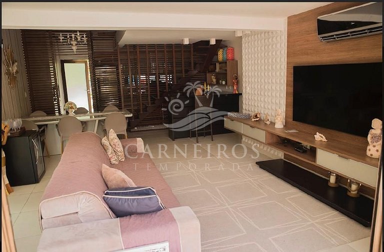 Bangalô Luxo - Piscina Privativa à Beira Mar (A7)