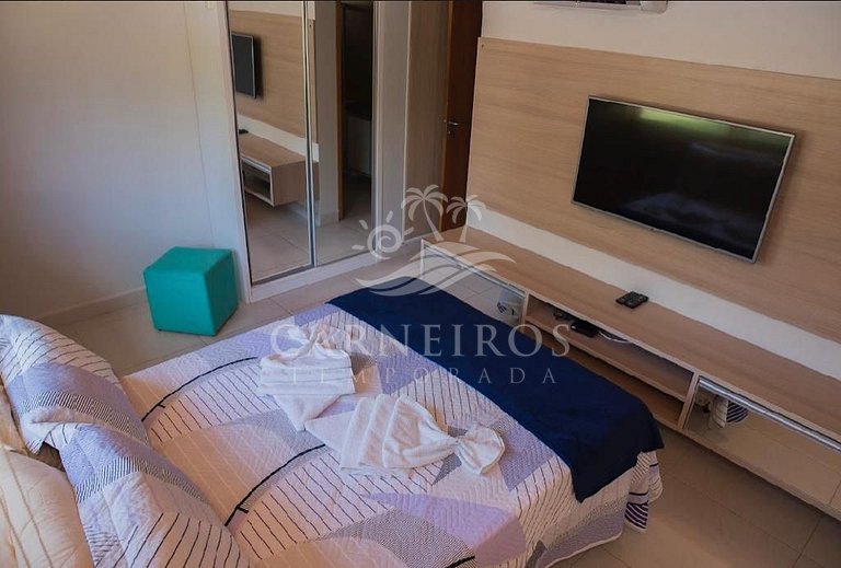 Bangalô Luxo - Piscina Privativa à Beira Mar (A7)