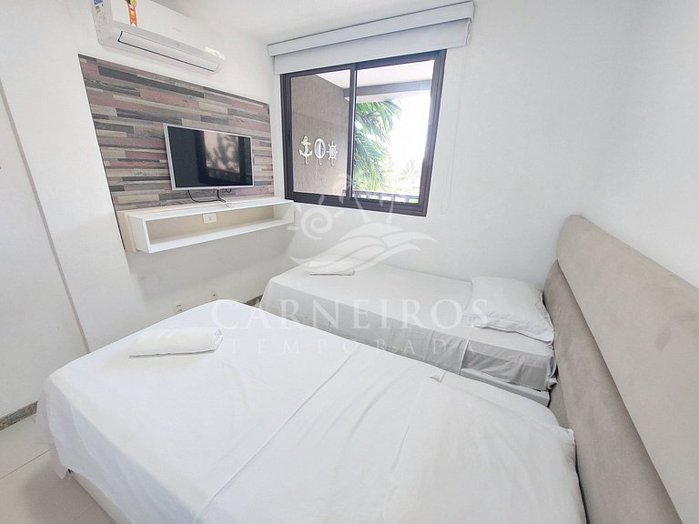 Flat 02 Quartos no Malawi Muro Alto Beach Houses - (B05-2)