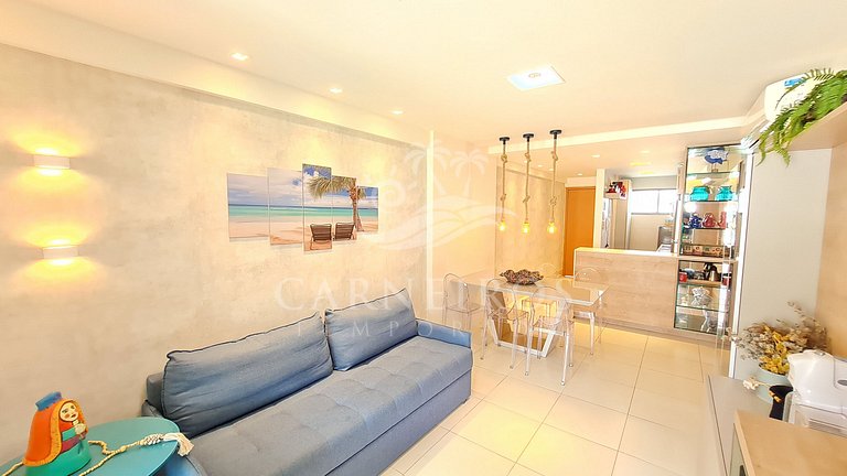 Flat 2 Quartos no La Fleur Polinésia (A01-32)