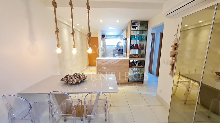 Flat 2 Quartos no La Fleur Polinésia (A01-32)