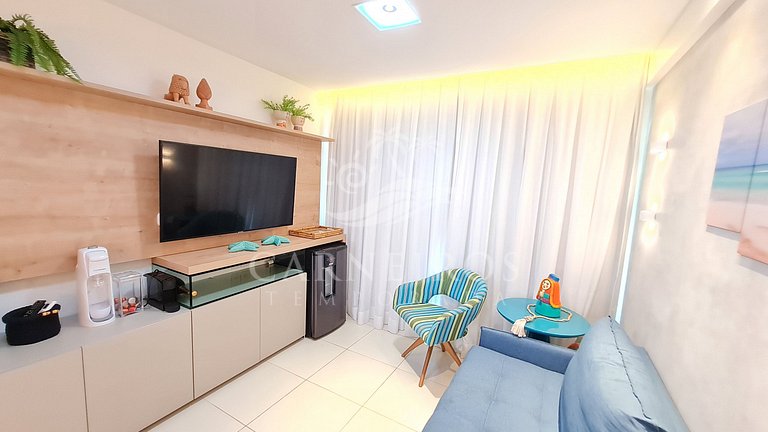 Flat 2 Quartos no La Fleur Polinésia (A01-32)