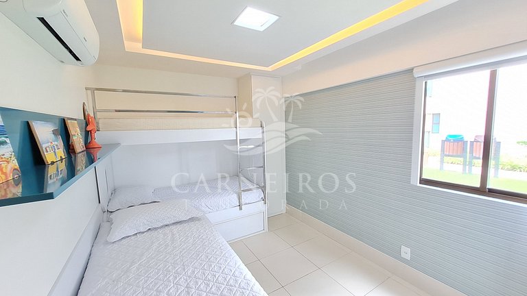 Flat 2 Quartos no La Fleur Polinésia (A01-32)