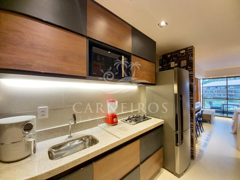 Flat 01 Quarto - Eco Resort Praia dos Carneiros (B12-2)