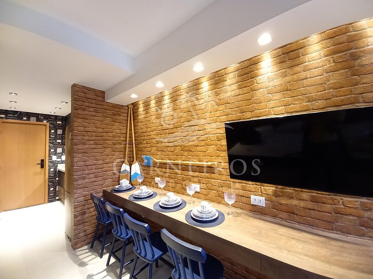 Flat 01 Quarto - Eco Resort Praia dos Carneiros (B12-2)