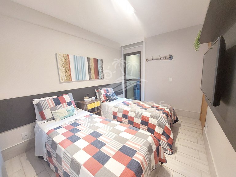 Flat 2 Quartos no La Fleur Polinésia (P B09-52)
