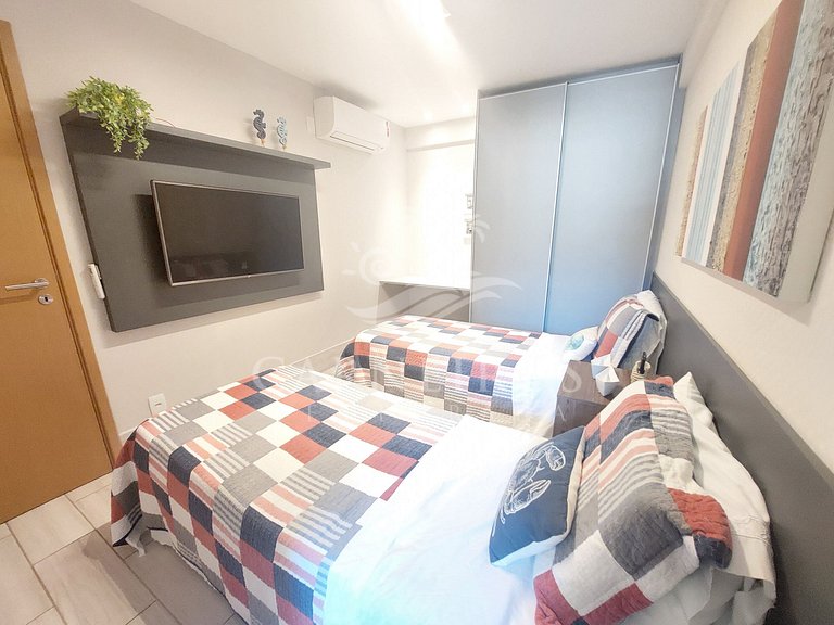 Flat 2 Quartos no La Fleur Polinésia (P B09-52)