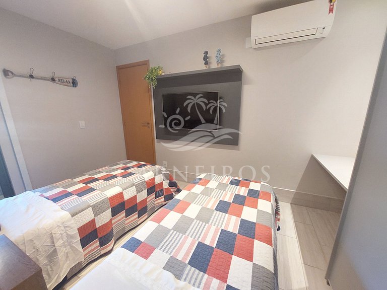 Flat 2 Quartos no La Fleur Polinésia (P B09-52)
