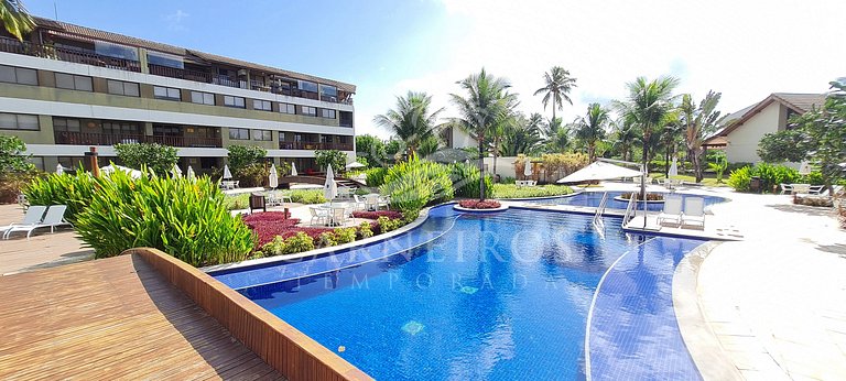 Flat 02 Quartos no Malawi Muro Alto Beach Houses - (B03-4)