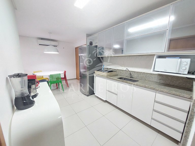 Flat 02 Quartos no Malawi Muro Alto Beach Houses - (B03-4)