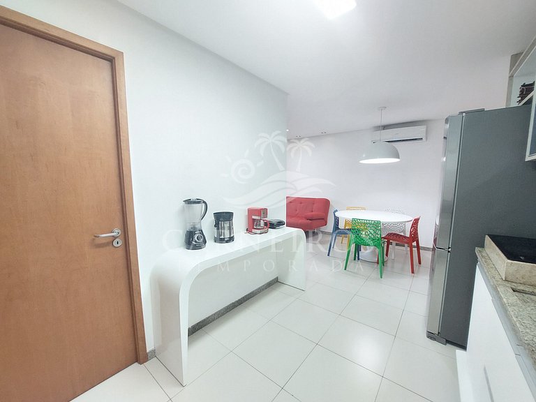 Flat 02 Quartos no Malawi Muro Alto Beach Houses - (B03-4)