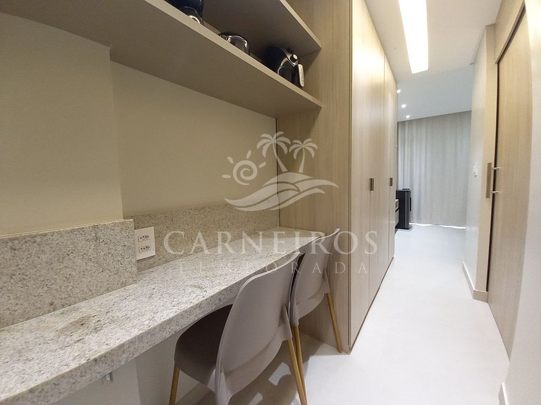 Flat 1 Quarto - Eco Resort Praia dos Carneiros (A21-3)
