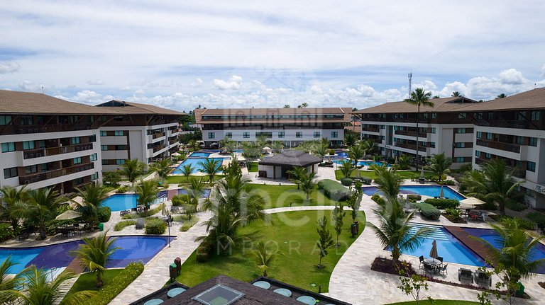 2 Quartos Vista Piscina - Cupe Beach Living (A04)