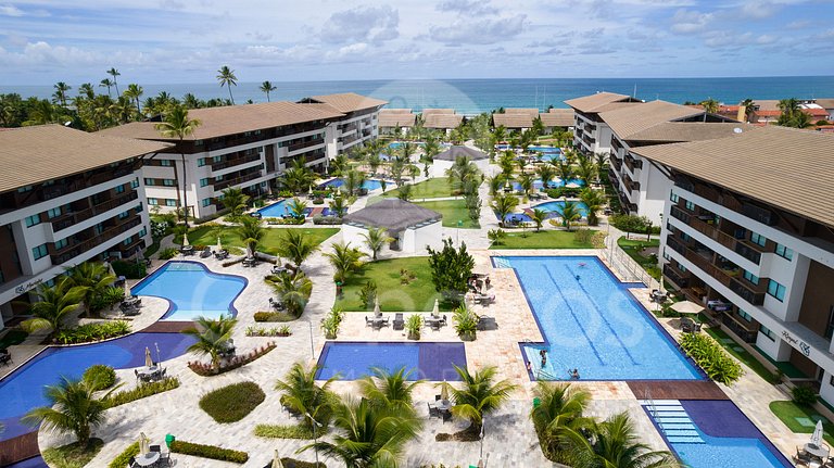 2 Quartos Vista Piscina - Cupe Beach Living (A04)