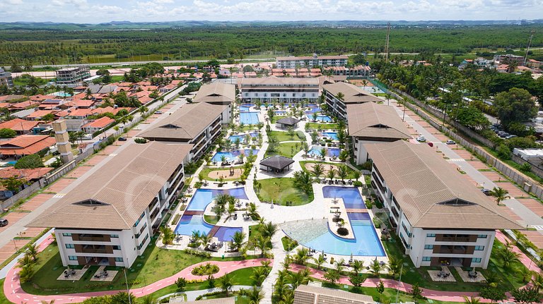 2 Quartos Vista Piscina - Cupe Beach Living (A04)