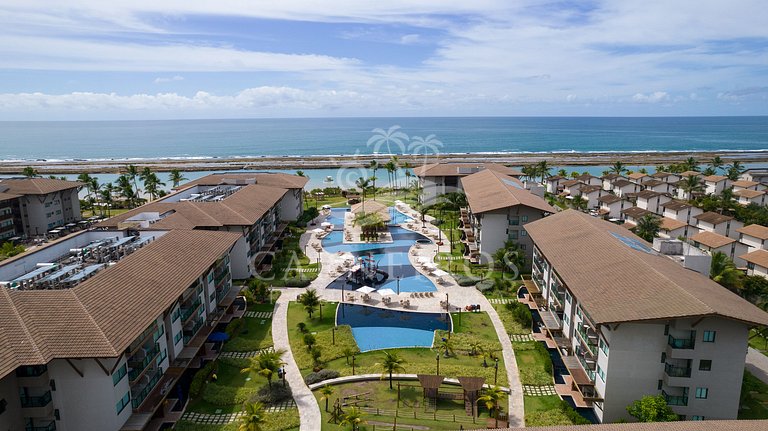 Flat 2 Quartos - La Fleur Polinésia - Porto de Galinhas