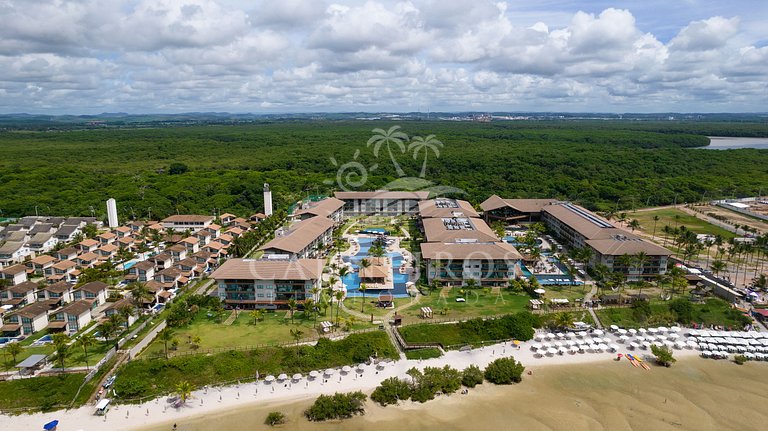 Flat 2 Quartos - La Fleur Polinésia - Porto de Galinhas