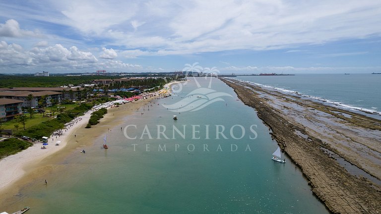 Flat 2 Quartos - La Fleur Polinésia - Porto de Galinhas