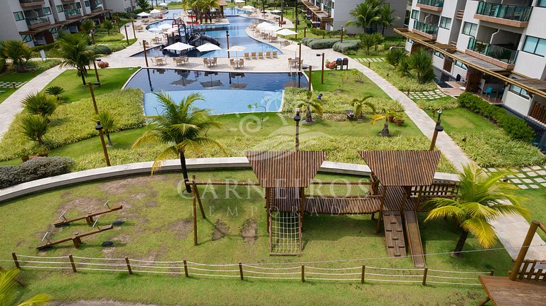 Flat 2 Quartos - La Fleur Polinésia - Porto de Galinhas
