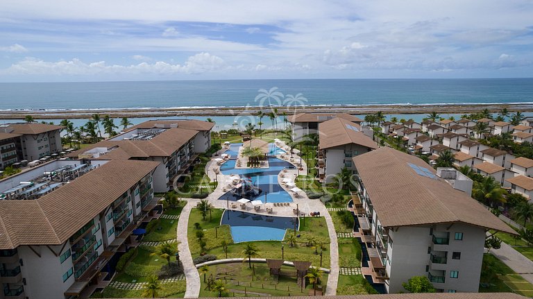 Flat 2 Quartos - La Fleur Polinésia - Porto de Galinhas