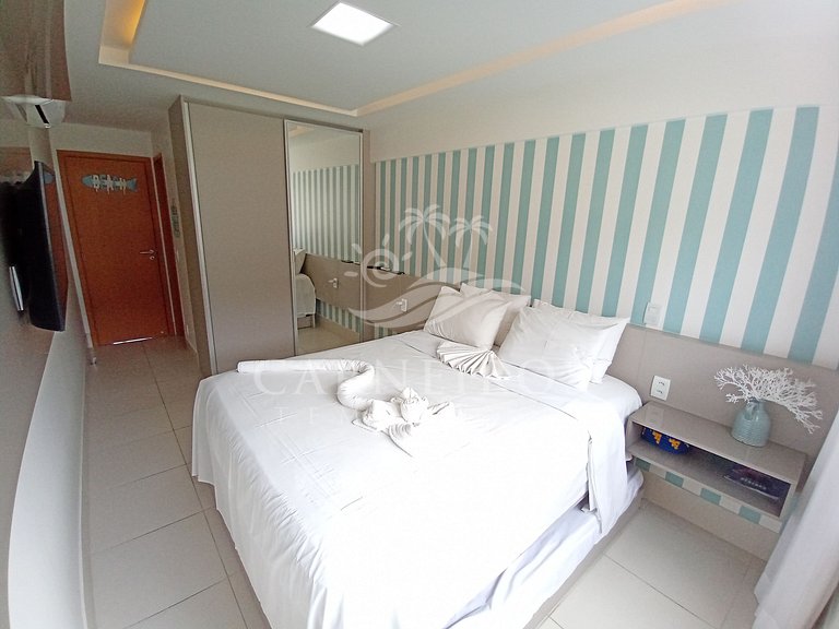 Flat 2 Quartos no La Fleur Polinésia (A01-32)