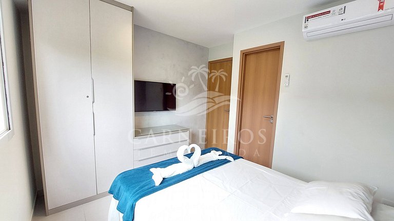 Flat 03 Quartos - Cupe Beach Living (00B)