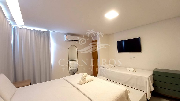Flat 2 Quartos no Carneiros Beach Resort (B10-2)
