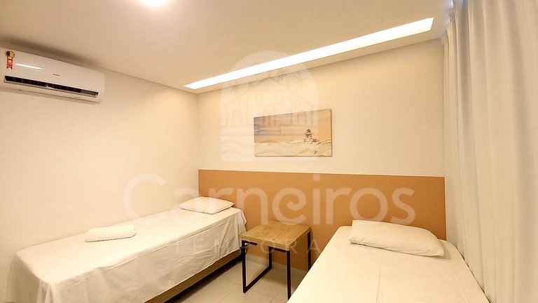 Flat 2 Quartos no Carneiros Beach Resort (B10-2)