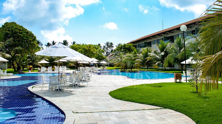 Flat 2 Quarto no Carneiros Beach Resort (B01-D)