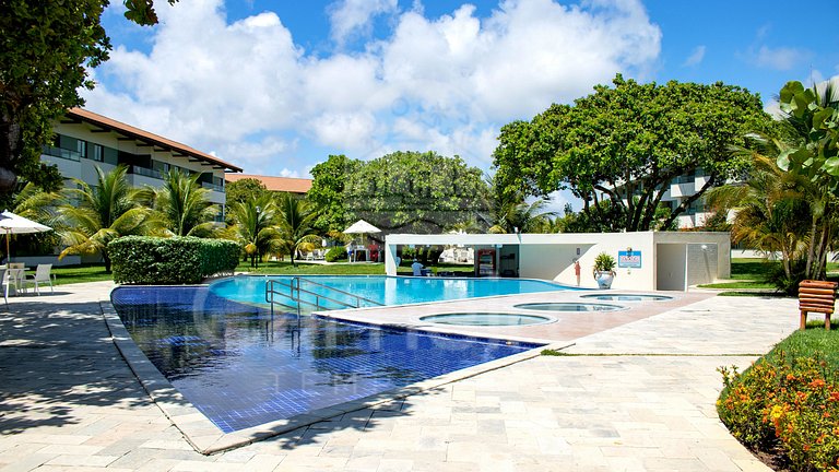 Flat 02 Quartos - Carneiros Beach Resort (B08-2)
