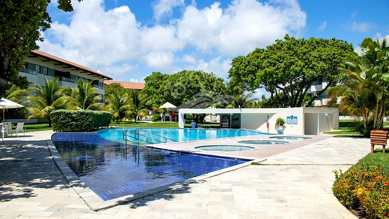 Flat 1 Quarto no Carneiros Beach Resort (A17-E)