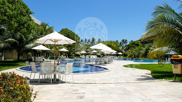 Flat 02 Quartos - Carneiros Beach Resort (B08-2)