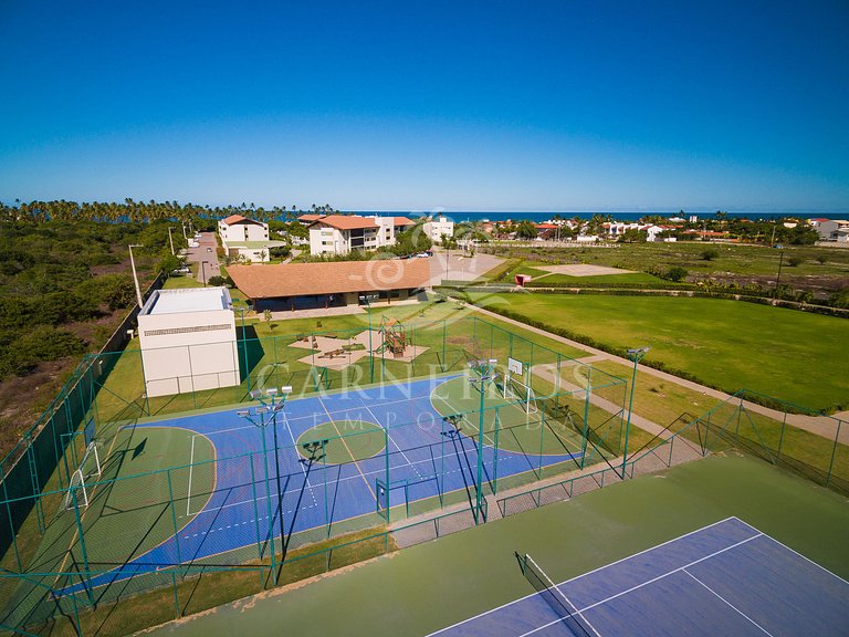 Flat 3 Quartos no Carneiros Beach Resort (A01-3)
