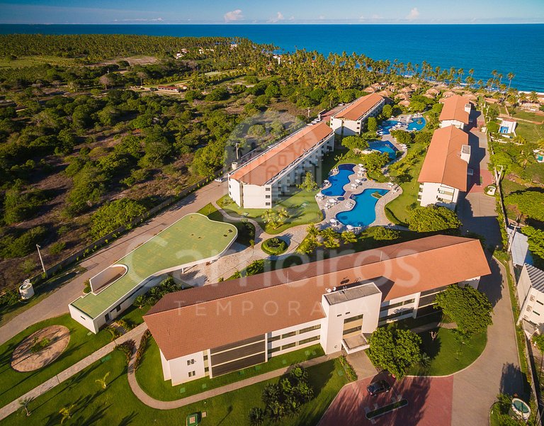 Flat 2 Quarto no Carneiros Beach Resort (B01-D)