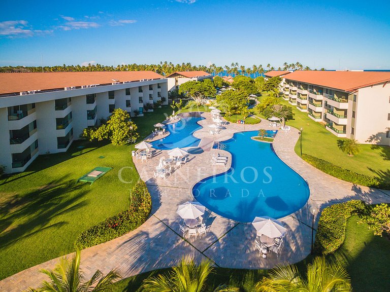 Flat 2 Quarto no Carneiros Beach Resort (B01-D)