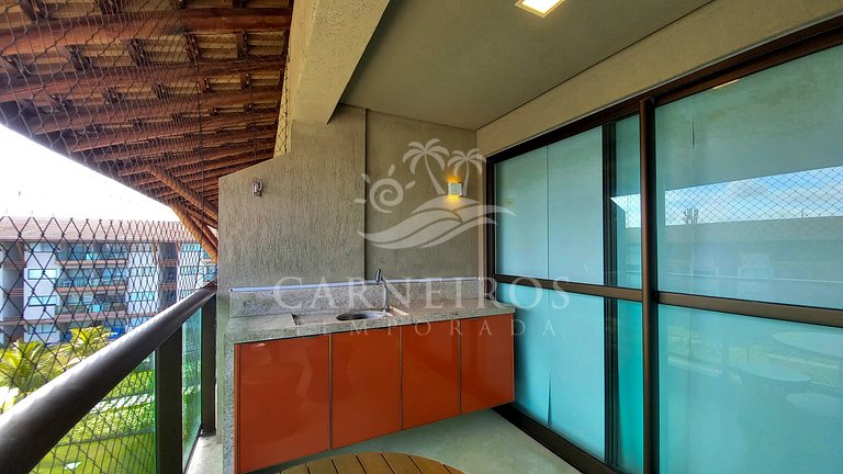 Flat 2 Quartos no La Fleur Polinésia (P D12-51)