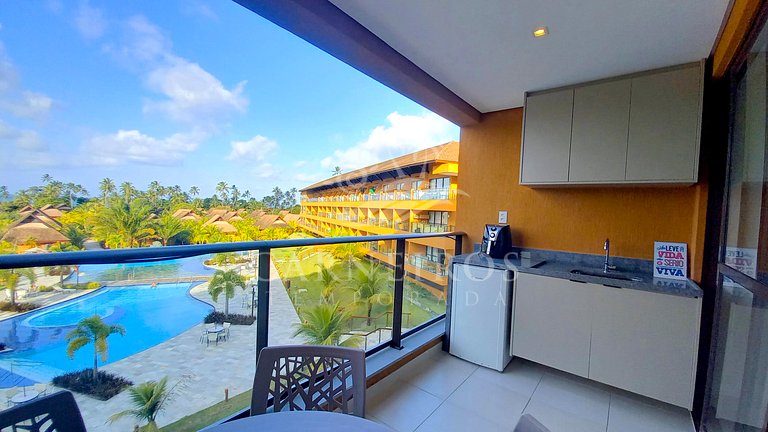 Flat 1 Quarto - Eco Resort Praia dos Carneiros (A05-1)