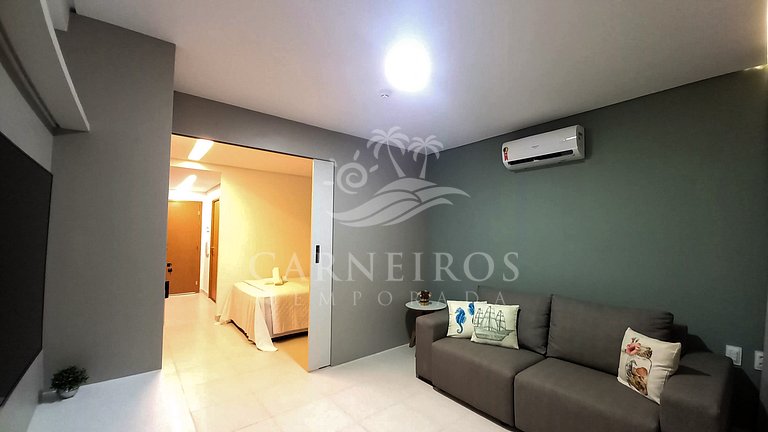 Flat 1 Quarto - Eco Resort Praia dos Carneiros (A05-1)
