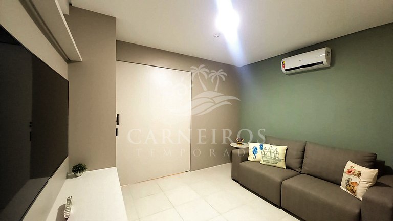 Flat 1 Quarto - Eco Resort Praia dos Carneiros (A05-1)