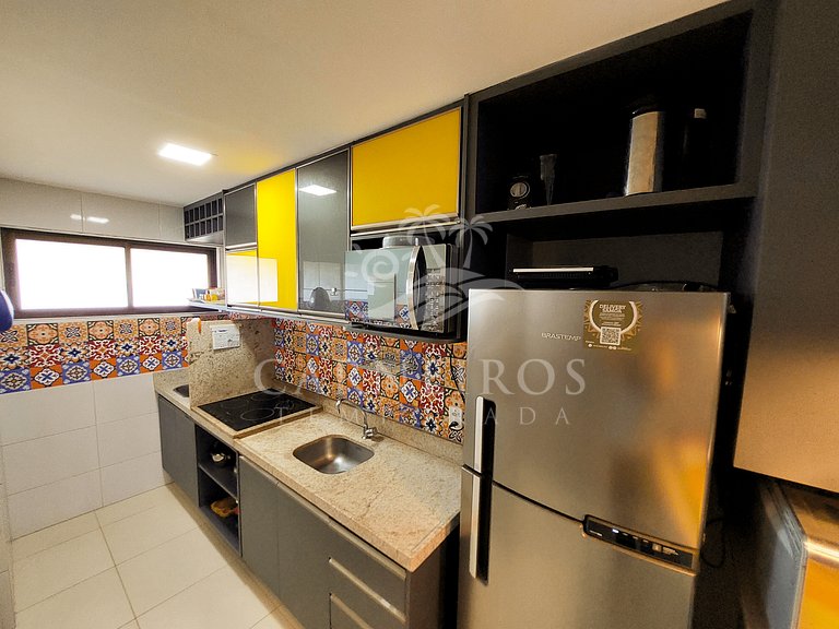 Flat 02 Quartos no La Fleur Polinésia (B07-62)
