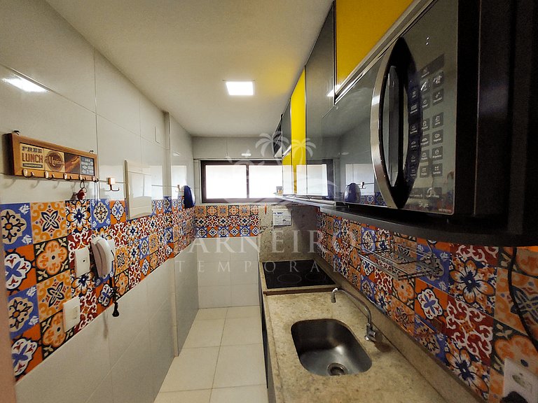 Flat 02 Quartos no La Fleur Polinésia (B07-62)