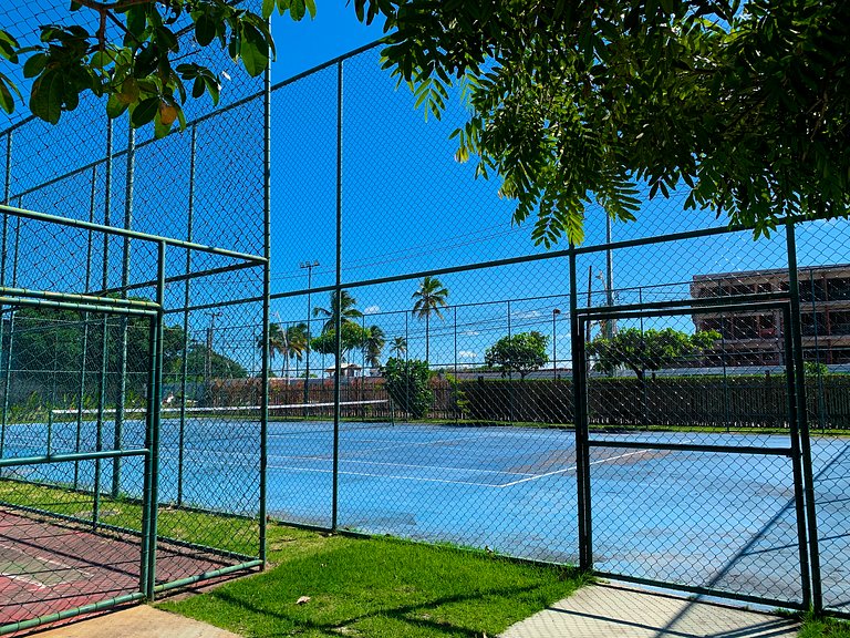 Beira-Mar | Vista Piscina | Flat Oka Beach (D05-5)