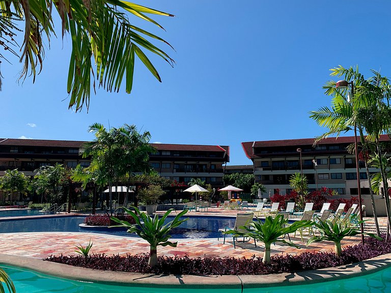 Beira-Mar | Vista Piscina | Flat Oka Beach (D05-5)
