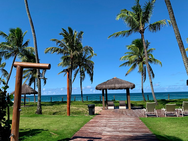 Beira-Mar | Vista Piscina | Flat Oka Beach (D05-5)