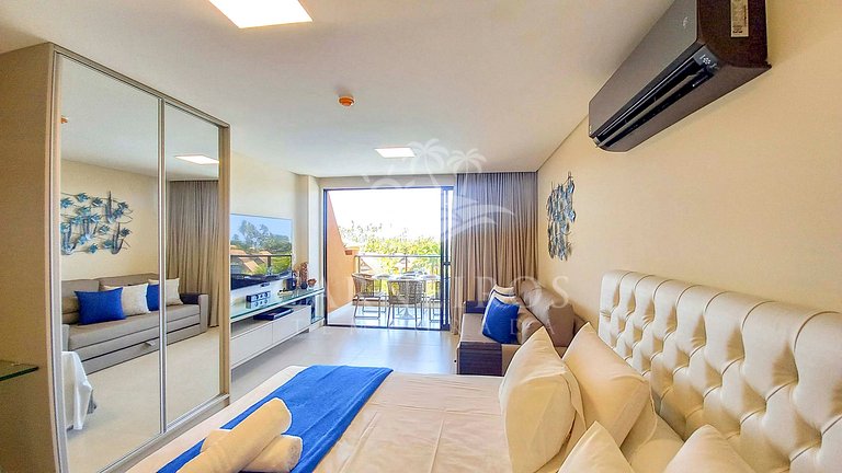 Flat 1 Quarto - Eco Resort Praia dos Carneiros (B14-1)