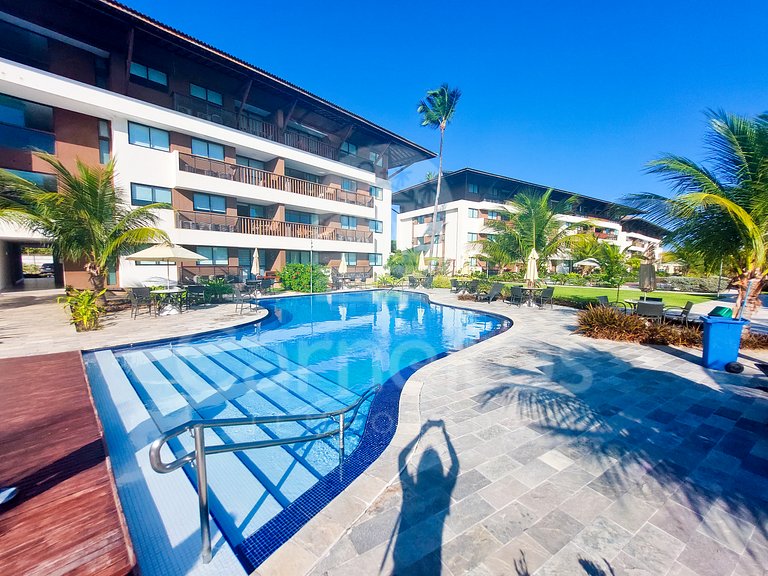 2 Quartos Vista Piscina - Cupe Beach Living (A04)