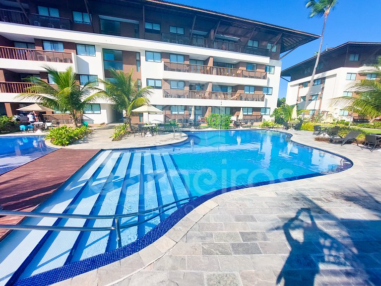 2 Quartos Vista Piscina - Cupe Beach Living (A04)