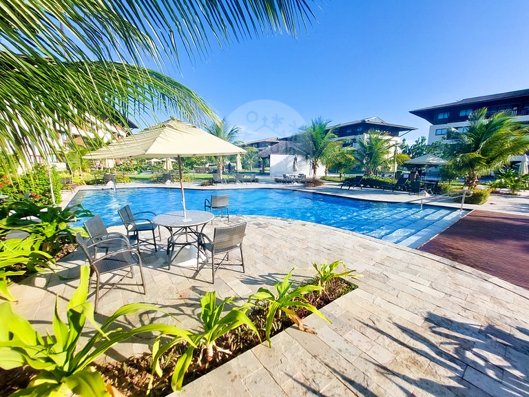 2 Quartos Vista Piscina - Cupe Beach Living (A04)